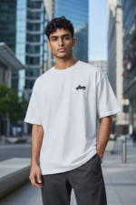 Retro Motorcycle Graphic Oversized T-Shirt