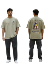 Men’s Urban Sage Oversized Graphic T-Shirt – Streetwear Edition - Image 2