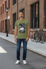 Vintage Ride Graphic Printed T-Shirt for Men