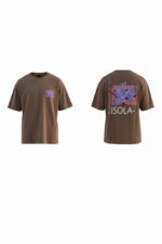 Minimal Earth Tone Oversized T-Shirt for Men - Image 2