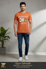 Majority Graphic Printed T-Shirt for Men